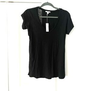 James Perse JP Black t shirt size 2